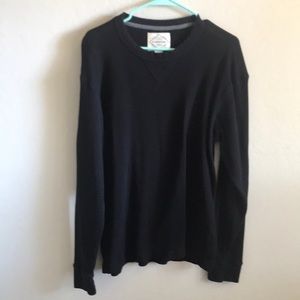 St. John’s Bay Black Long Sleeved Waffle Thermal